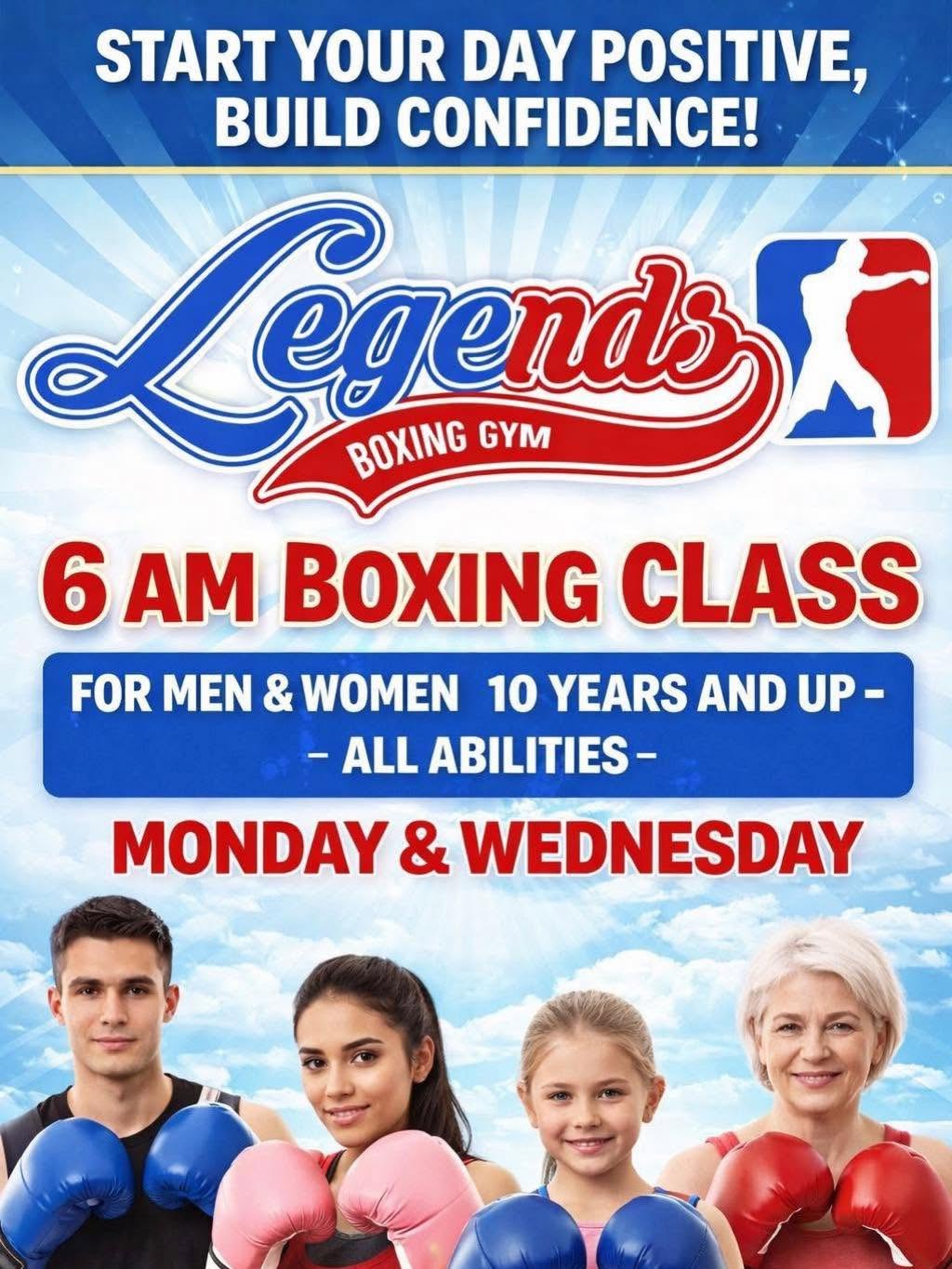 Legends Boxing Gym event